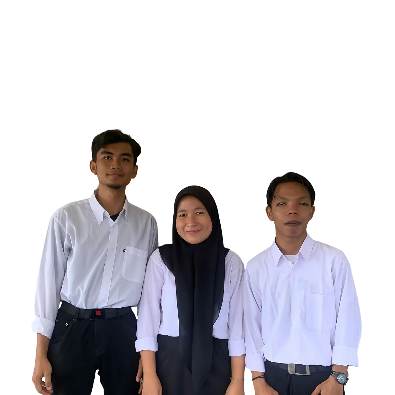 Bayu Darmawan, Rizki Amelia, and Nanda Win 3rd Place at USK International Plant Design Competition.